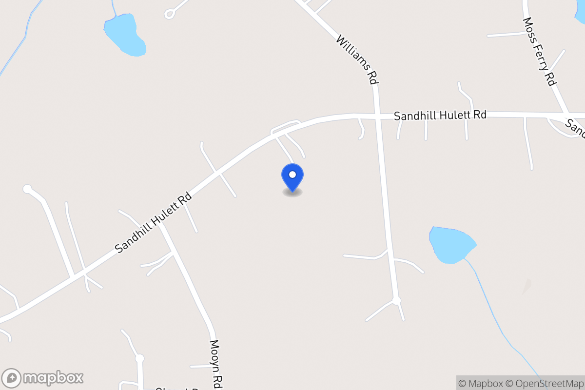 Map of 525 Sandhill Hulett Rd