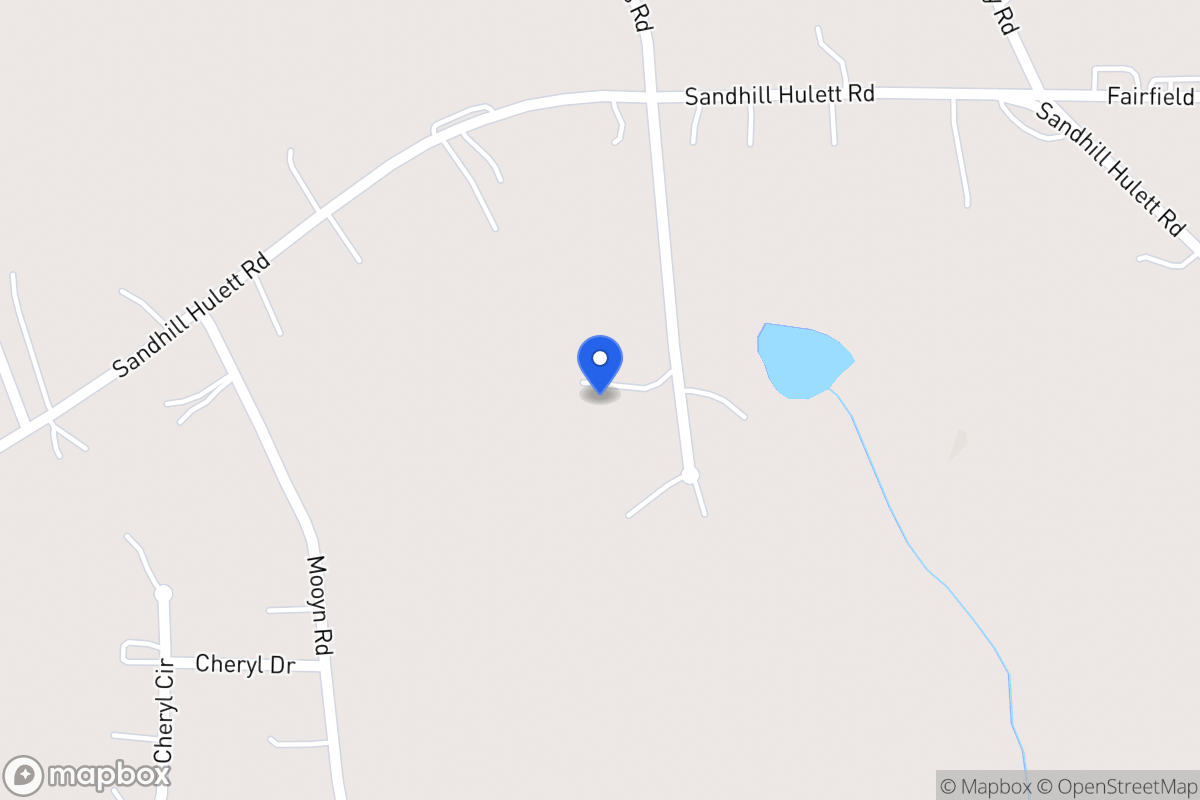 Map of 579 Sandhill Hulett Rd