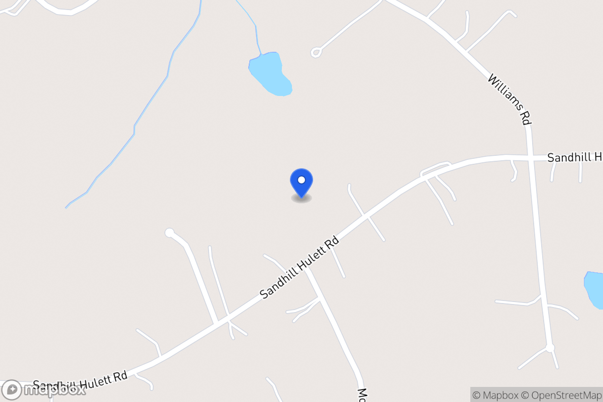 Map of 450 Sandhill Hulett Rd