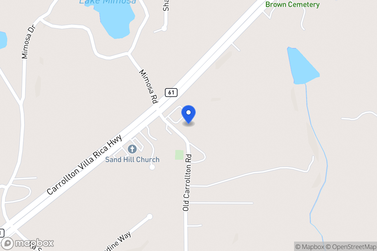 Map of 28 Old Carrollton Rd