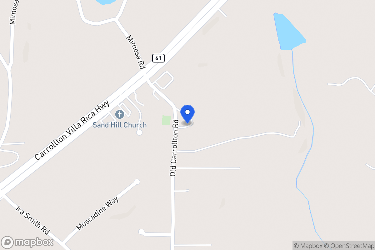 Map of 60 Old Carrollton Rd