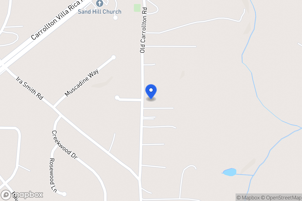 Map of 176 Old Carrollton Rd