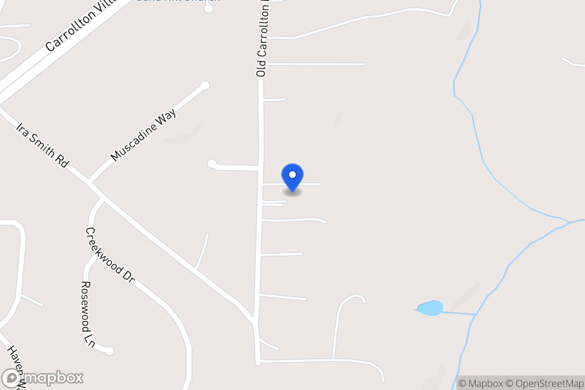 Map of 192 Old Carrollton Rd