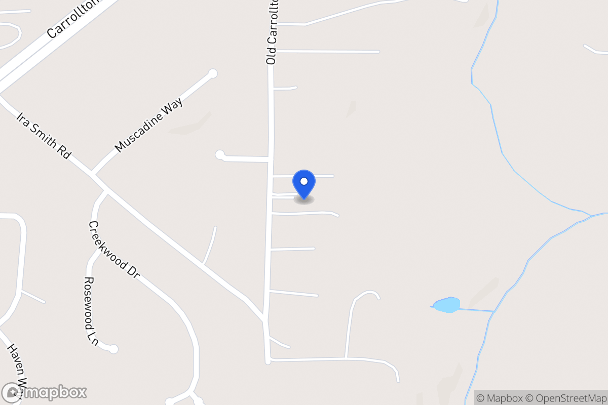 Map of 202 Old Carrollton Rd