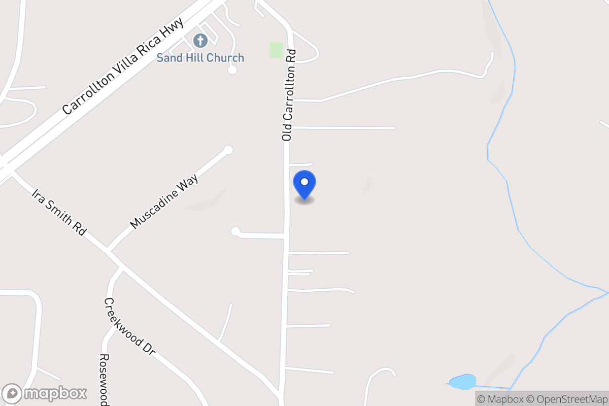 Map of 154 Old Carrollton Rd