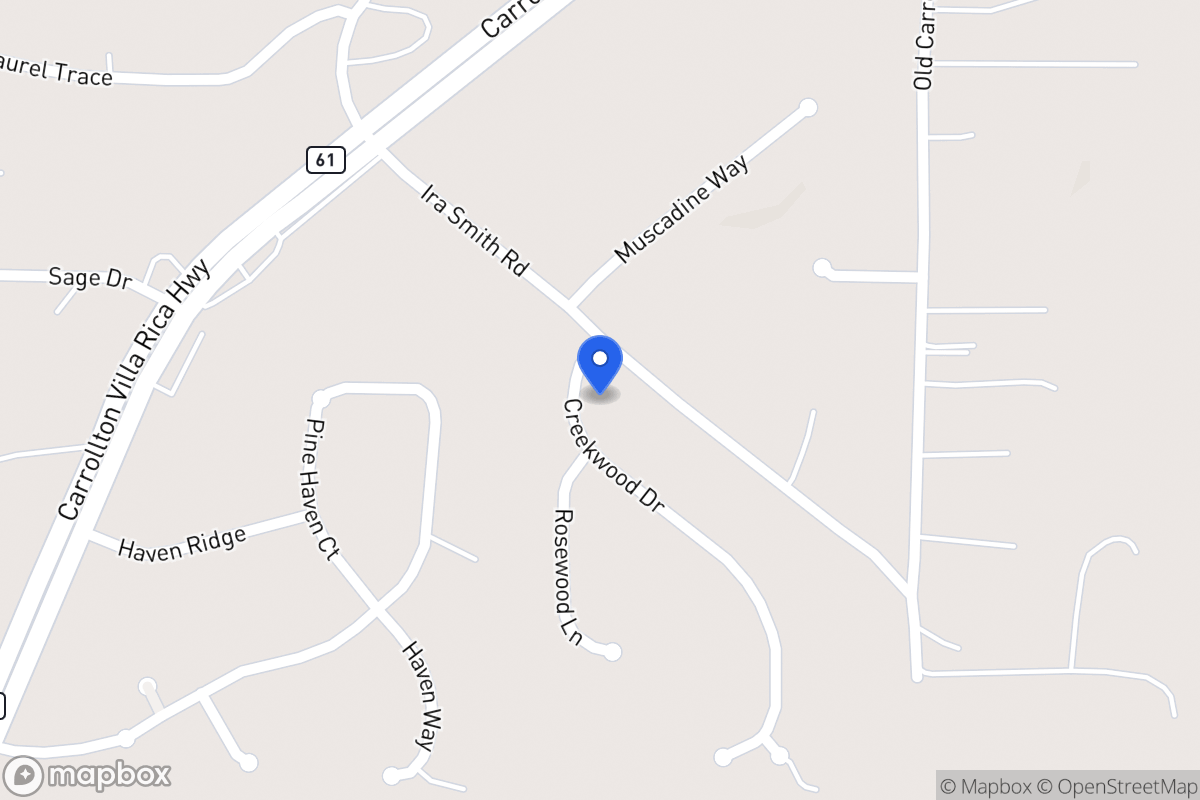 Map of 104 Creekwood Dr