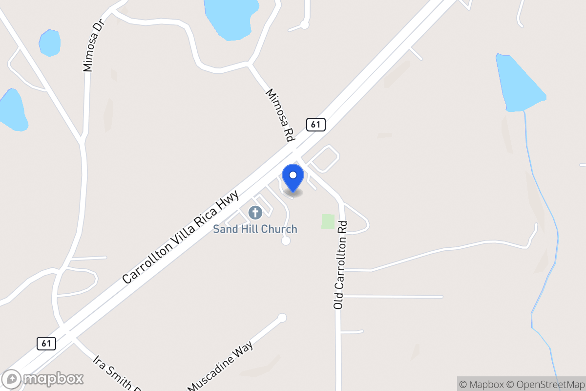 Map of 3301 Carrollton Villa Rica Hwy