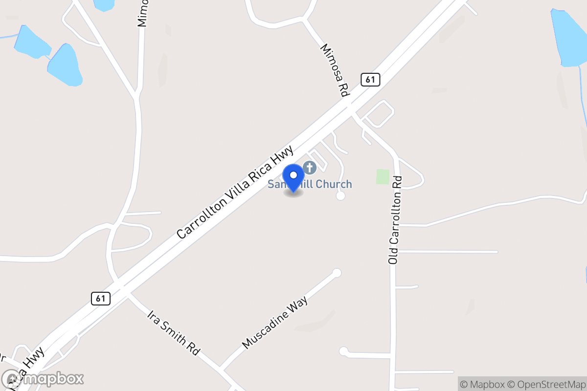 Map of 3241 Carrollton Villa Rica Hwy