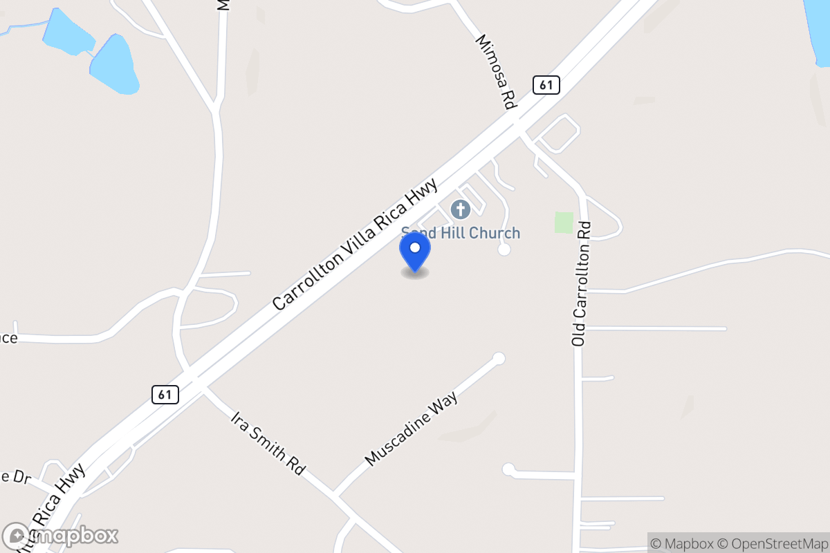 Map of 3211 Carrollton Villa Rica Hwy