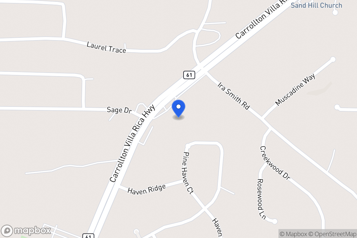 Map of 3059 Carrollton Villa Rica Hwy