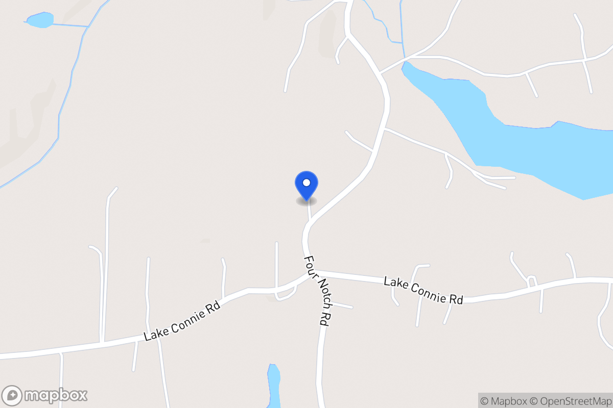 Map of 1620 Four Notch Rd