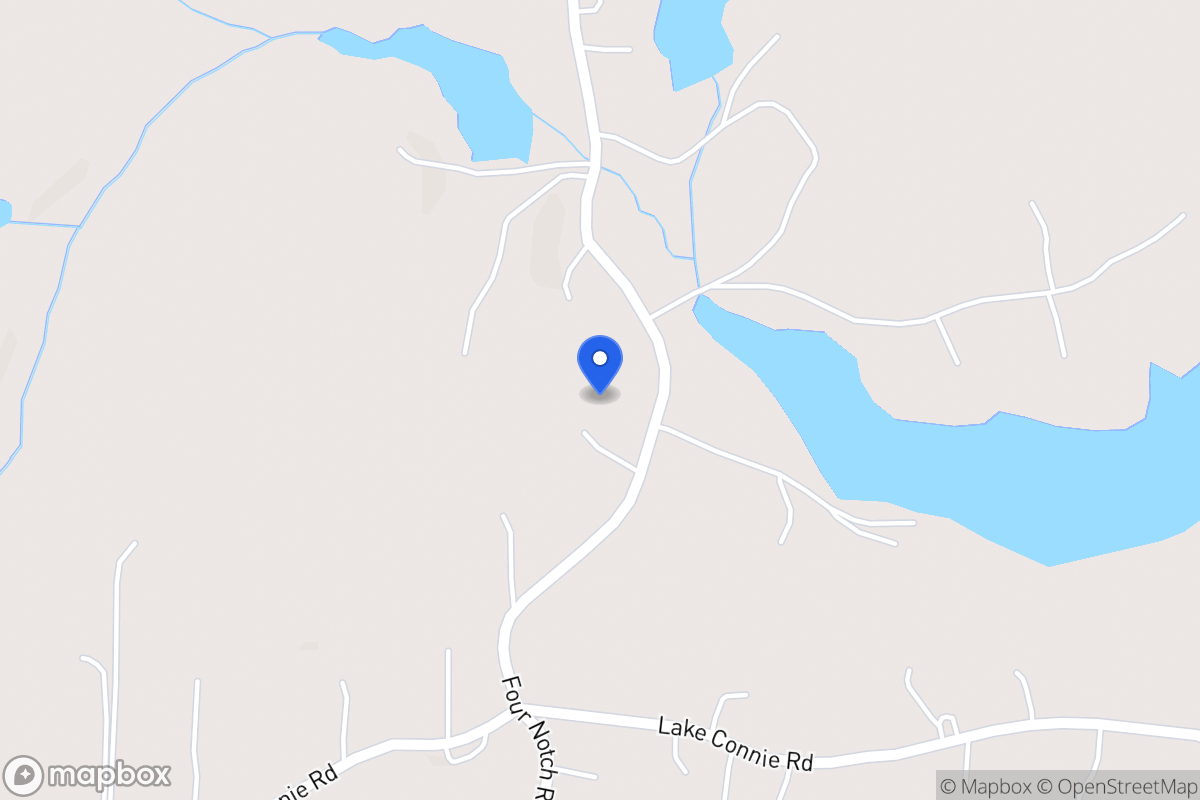 Map of 1726 Four Notch Rd