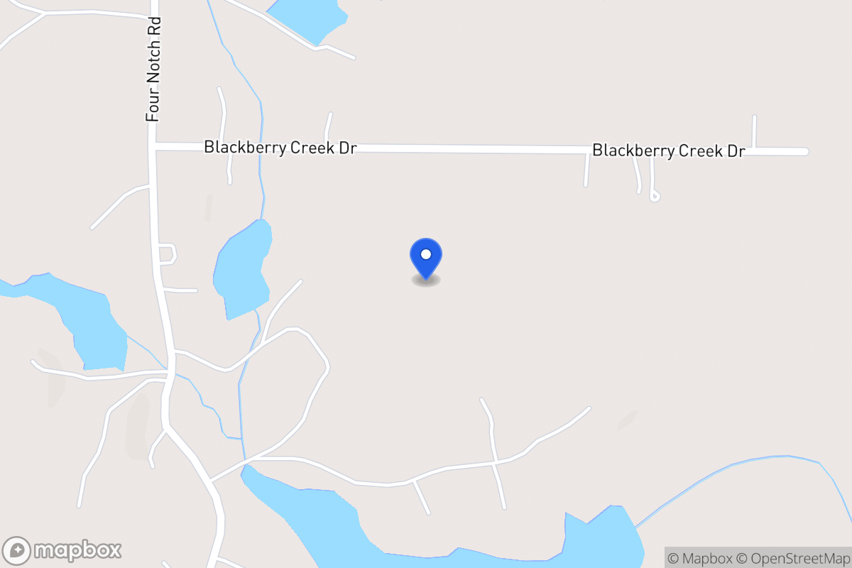 Map of 1815 Four Notch Rd