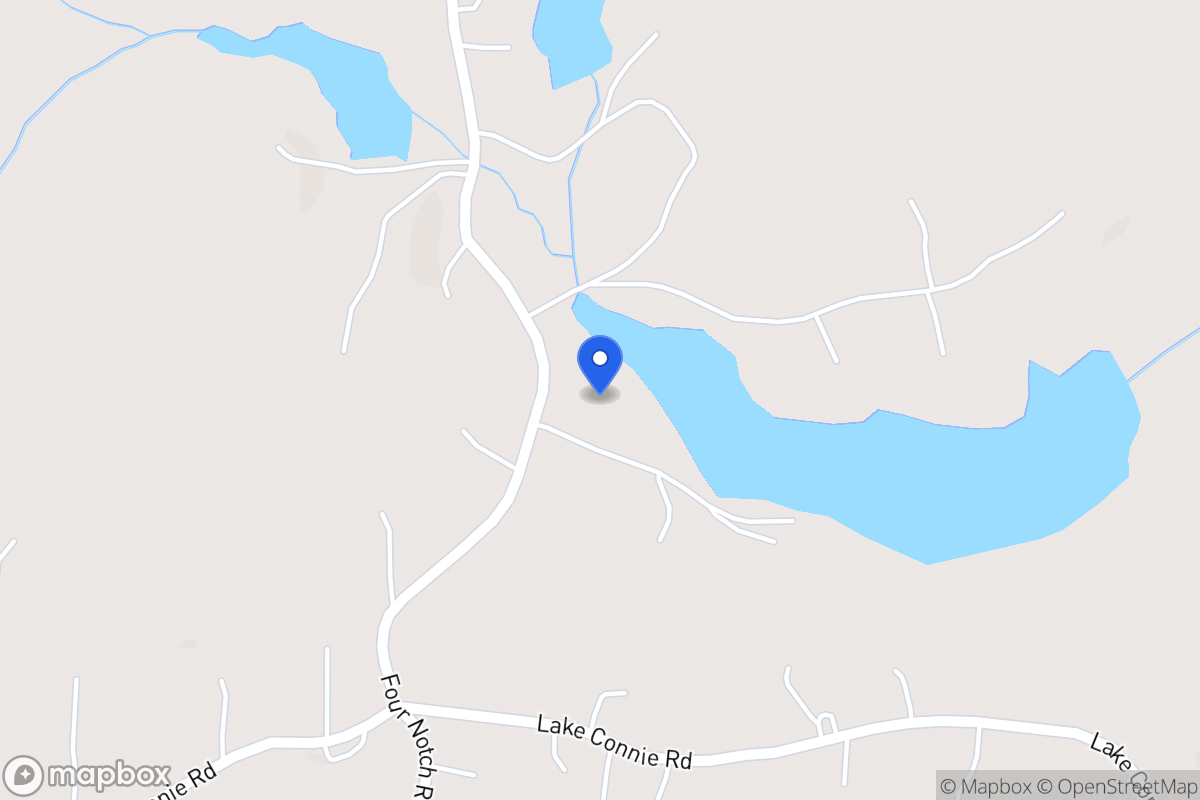 Map of 1709 Four Notch Rd