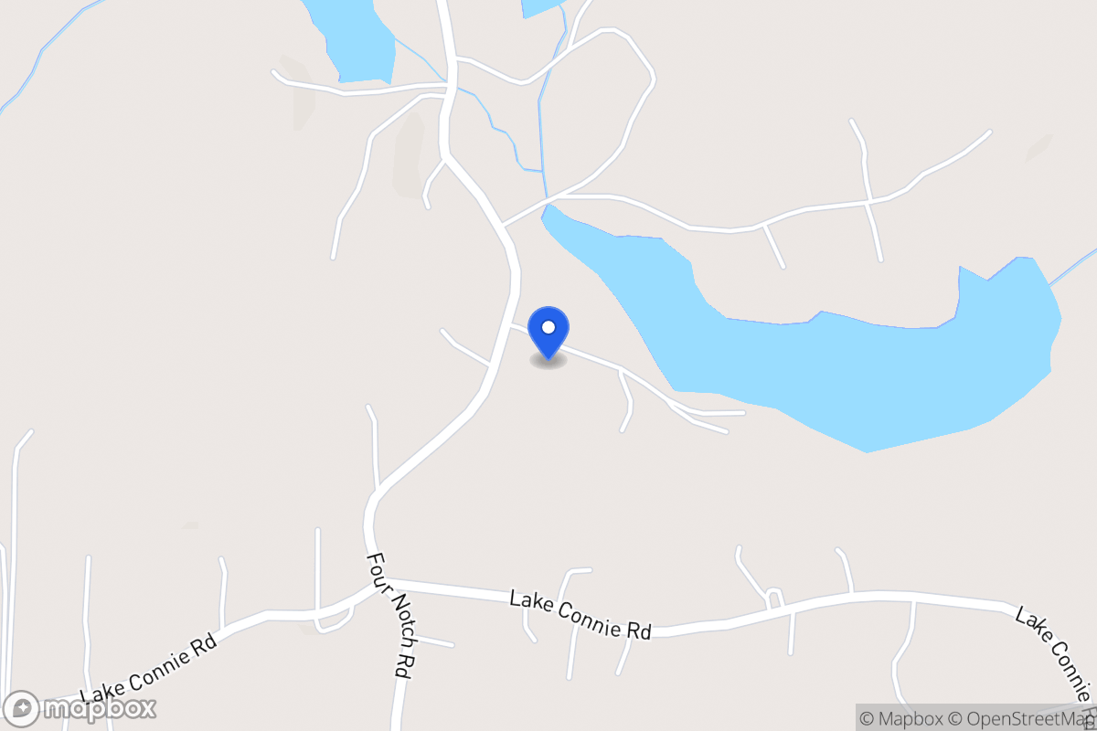 Map of 1689 Four Notch Rd