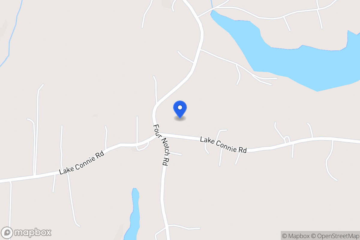 Map of 1599 Four Notch Rd