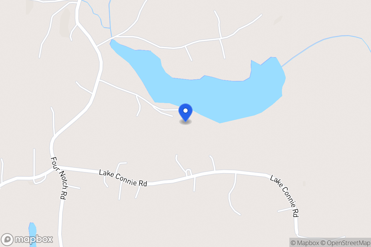 Map of 1707 Four Notch Rd