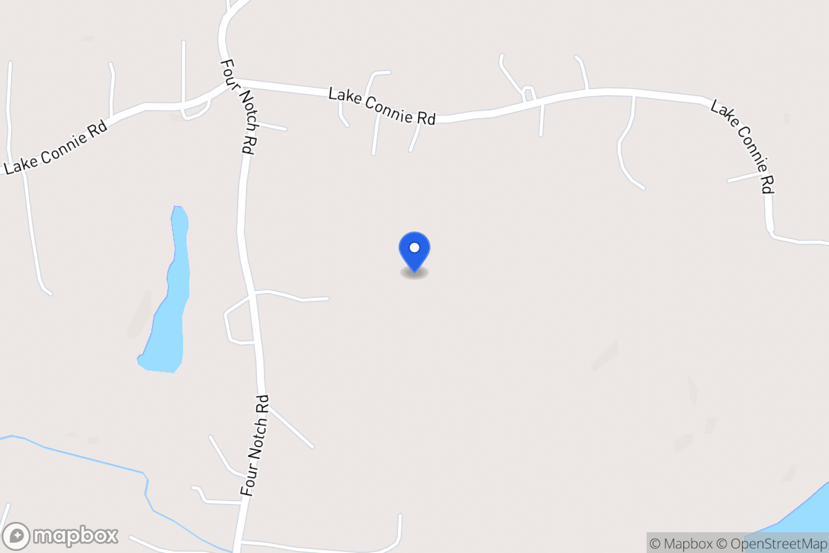 Map of 1483 Four Notch Rd