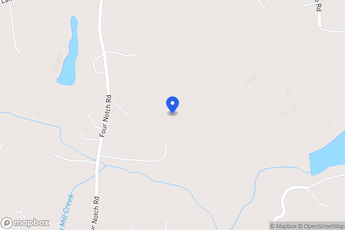 Map of 1415 Four Notch Rd