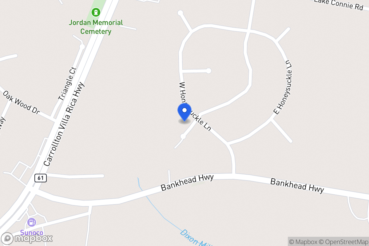Map of 80 W Honeysuckle Ln