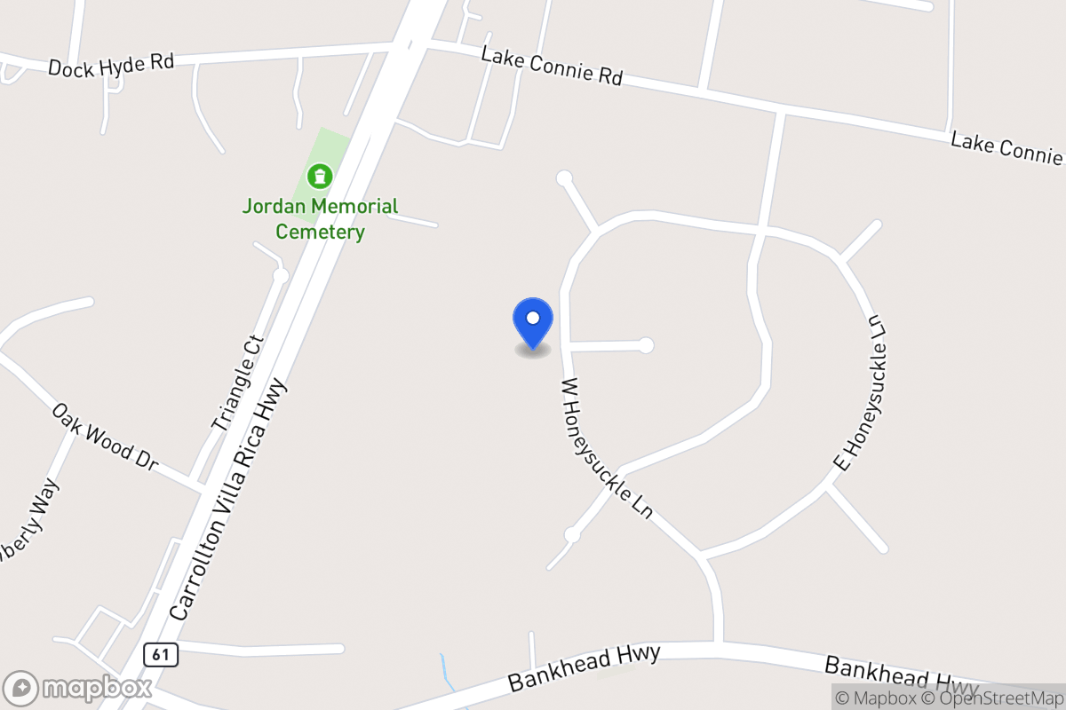Map of 120 W Honeysuckle Ln