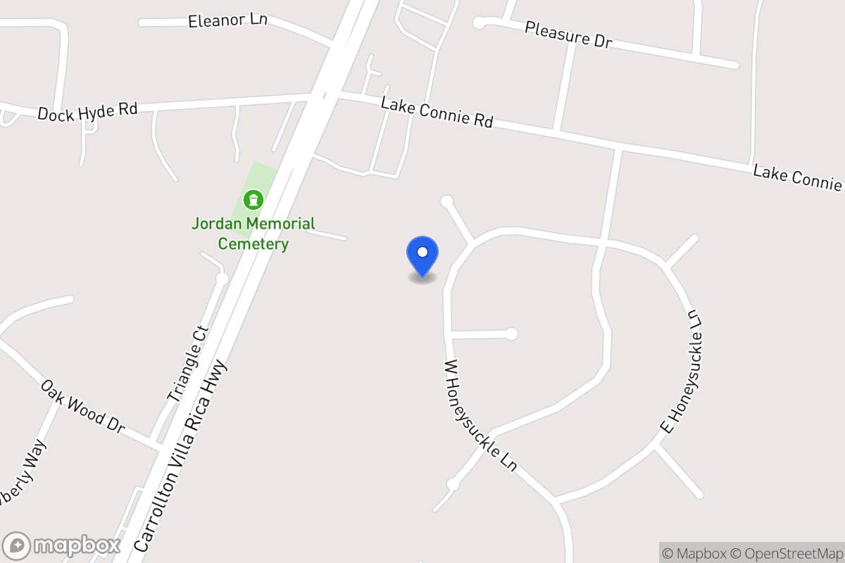 Map of 150 W Honeysuckle Ln