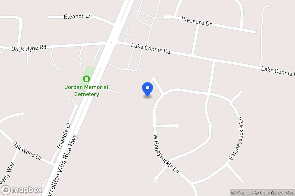 Map of 160 W Honeysuckle Ln