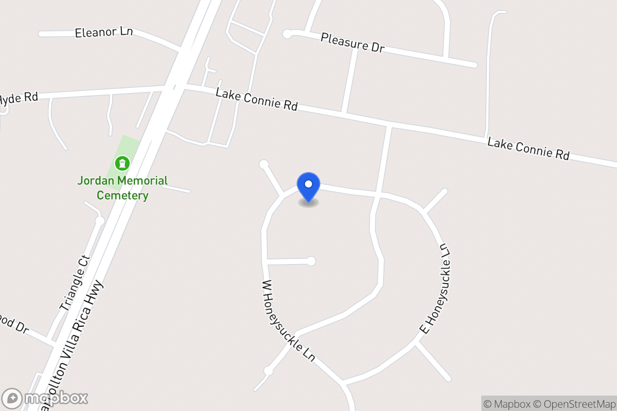 Map of 175 W Honeysuckle Ln