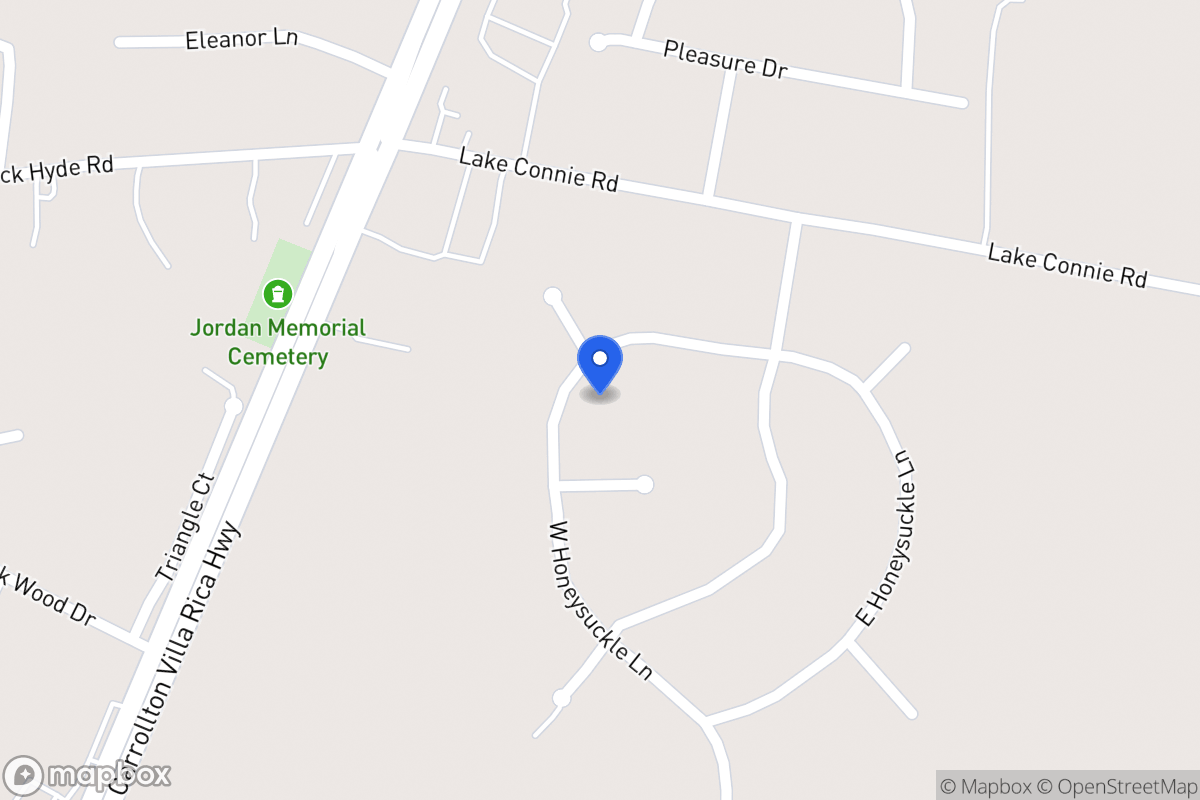 Map of 165 W Honeysuckle Ln