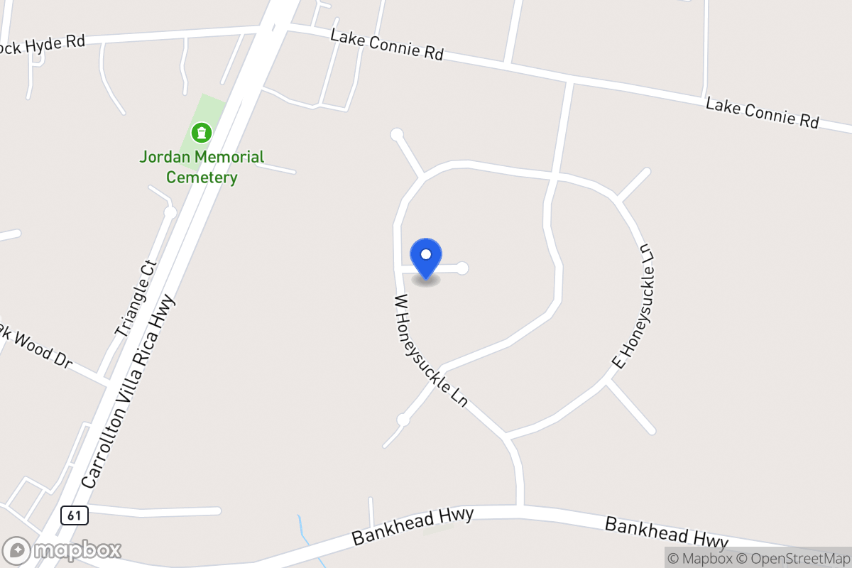 Map of 115 W Honeysuckle Ln