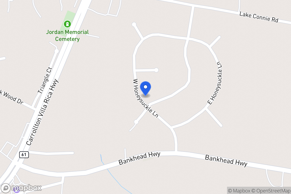 Map of 85 W Honeysuckle Ln