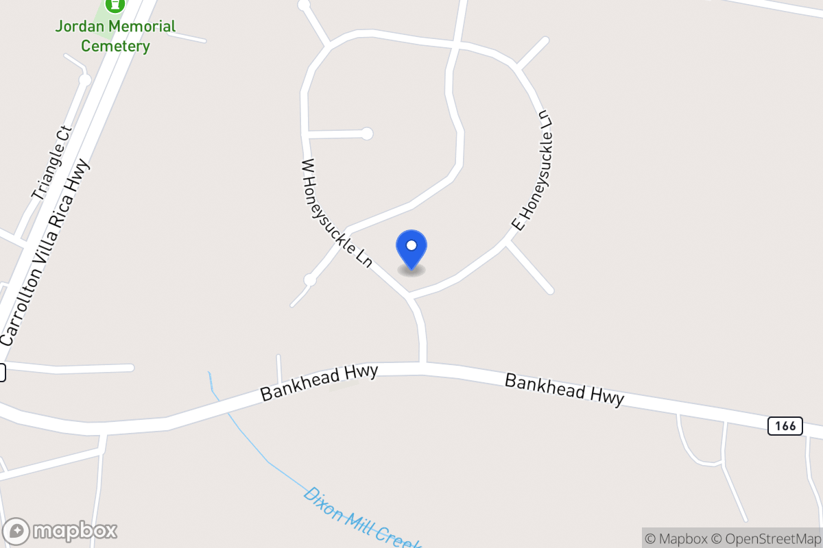 Map of 45 W Honeysuckle Ln