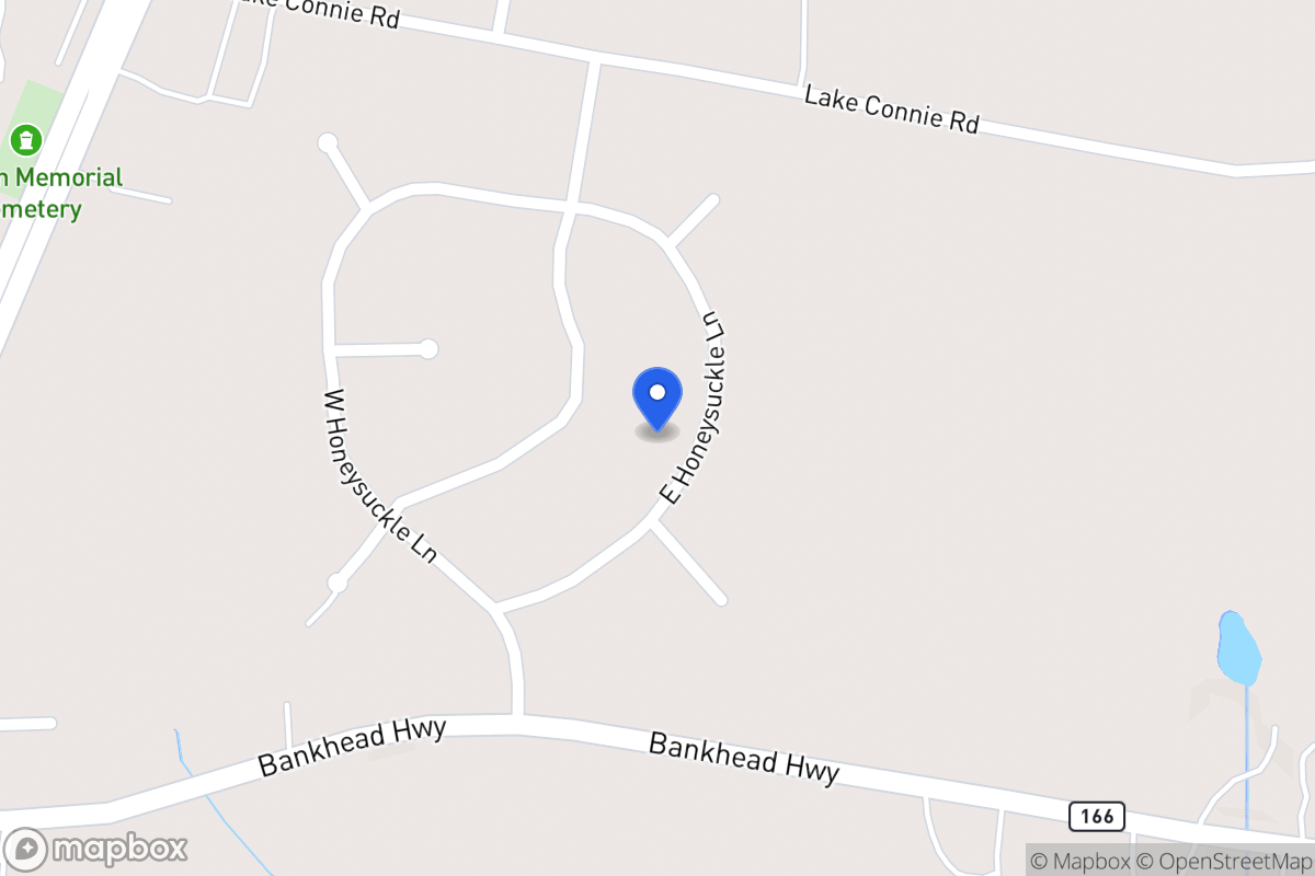 Map of 80 E Honeysuckle Ln