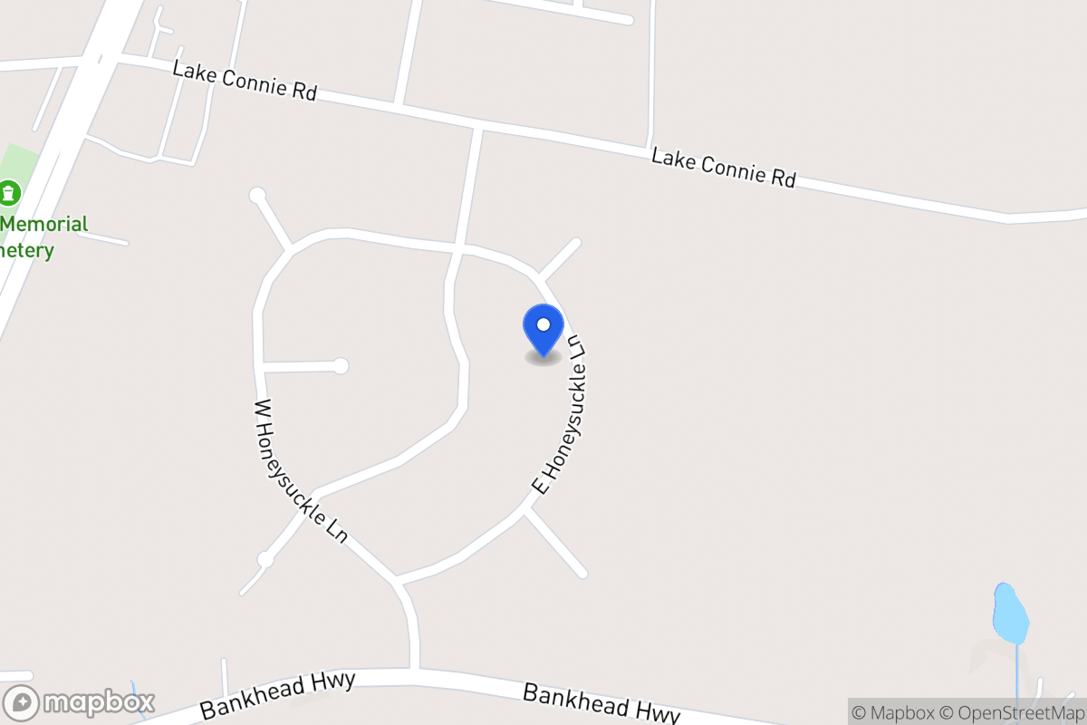 Map of 120 E Honeysuckle Ln