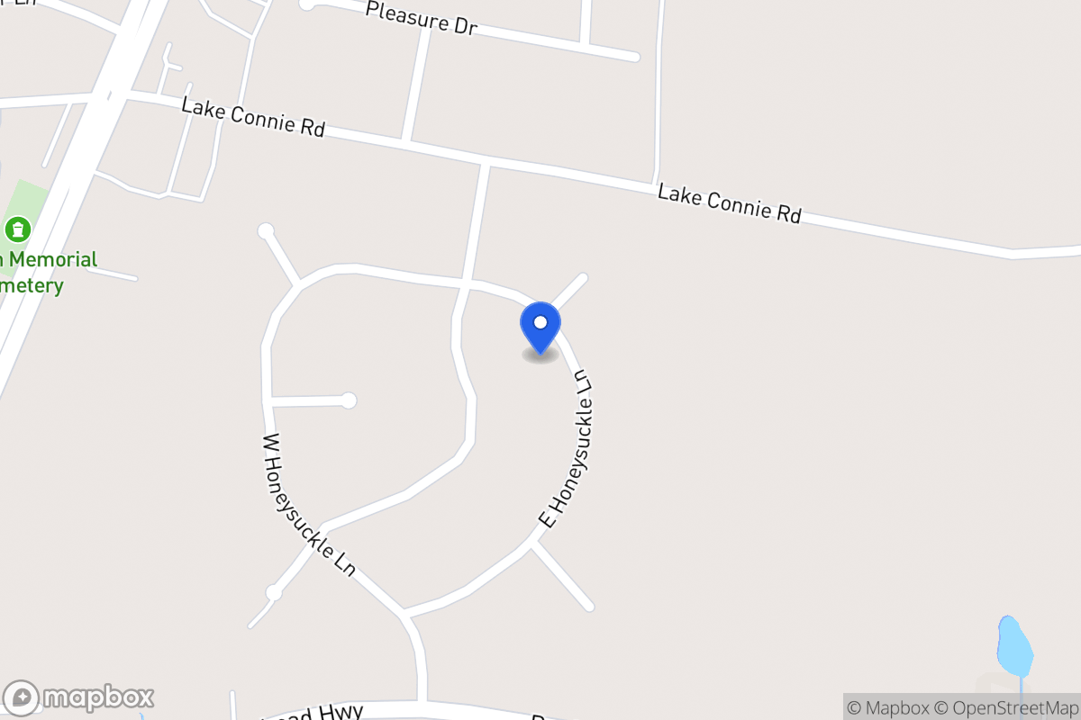 Map of 140 E Honeysuckle Ln