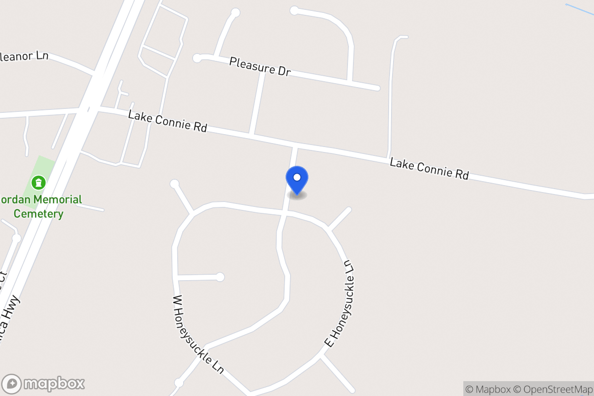 Map of 185 E Honeysuckle Ln