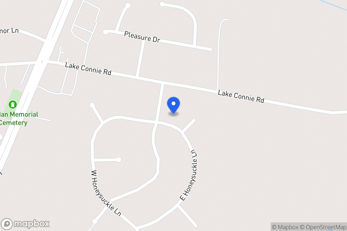 Map of 175 E Honeysuckle Ln