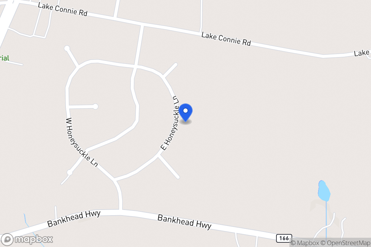 Map of 105 E Honeysuckle Ln