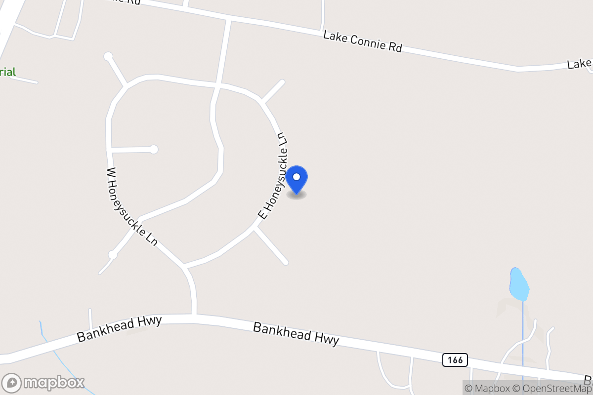Map of 95 E Honeysuckle Ln