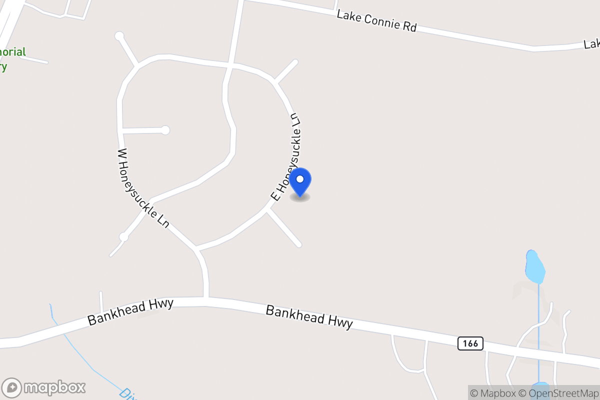 Map of 75 E Honeysuckle Ln