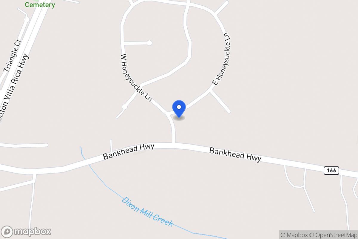 Map of 25 W Honeysuckle Ln
