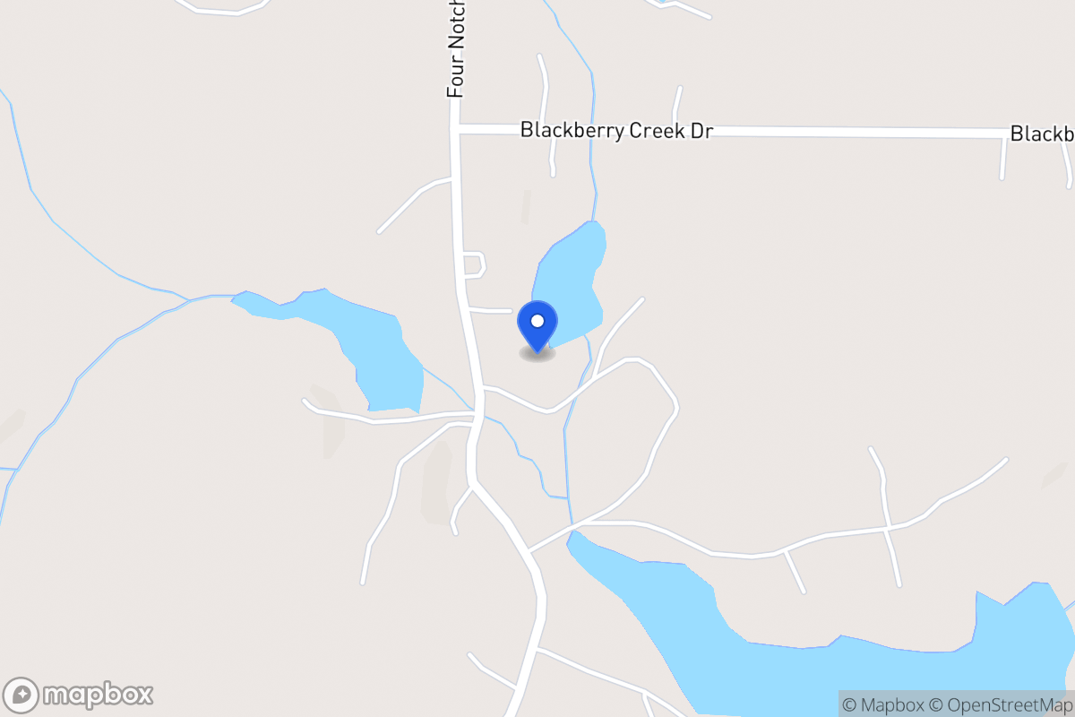 Map of 1817 Four Notch Rd