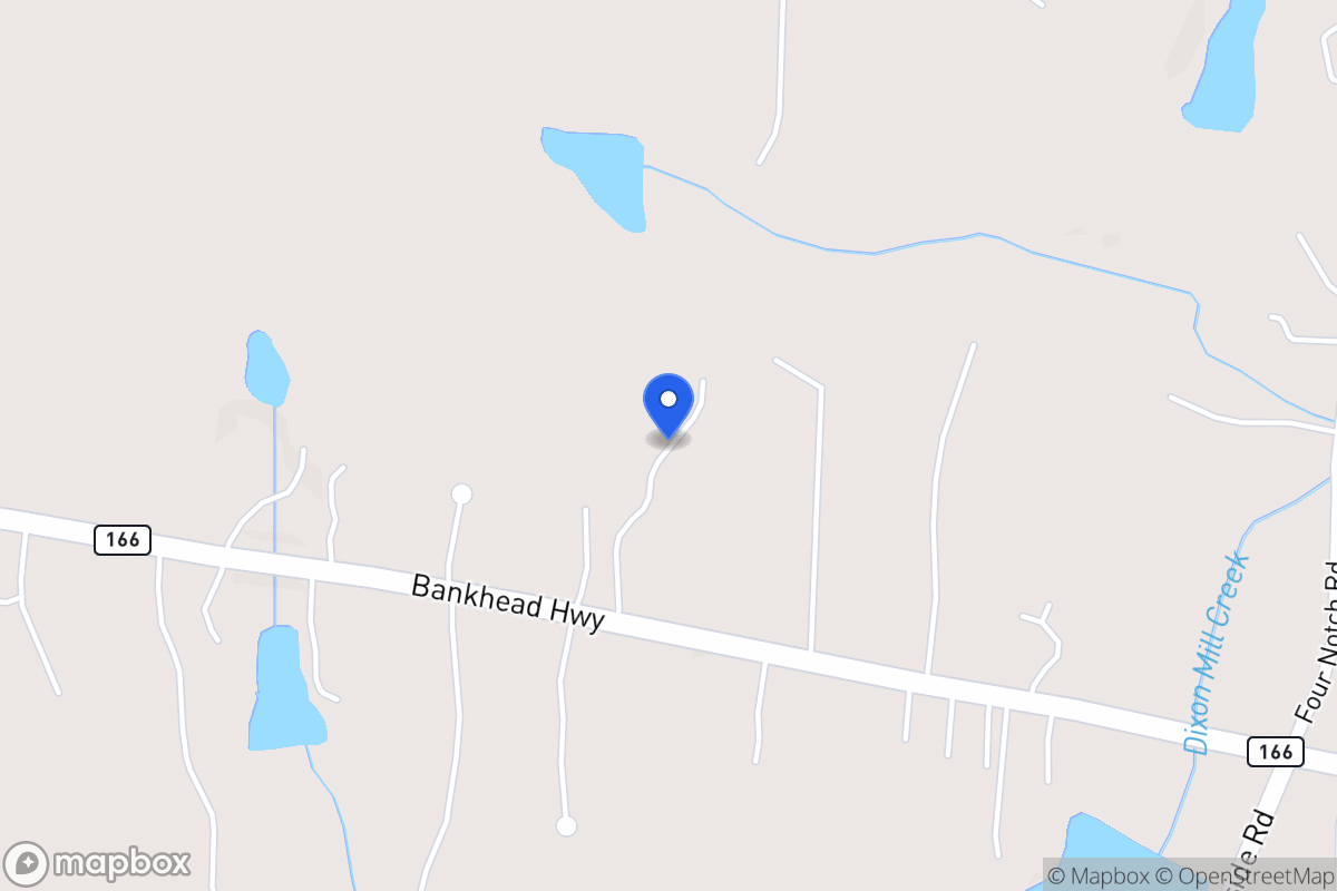 Map of 3078 E 166 Hwy