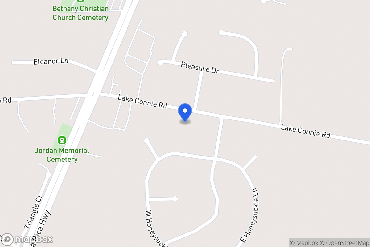 Map of 105 Lake Connie Rd