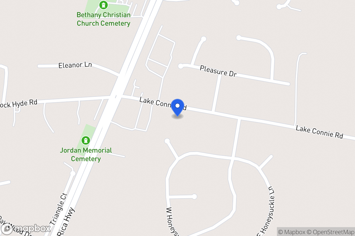 Map of 75 Lake Connie Rd