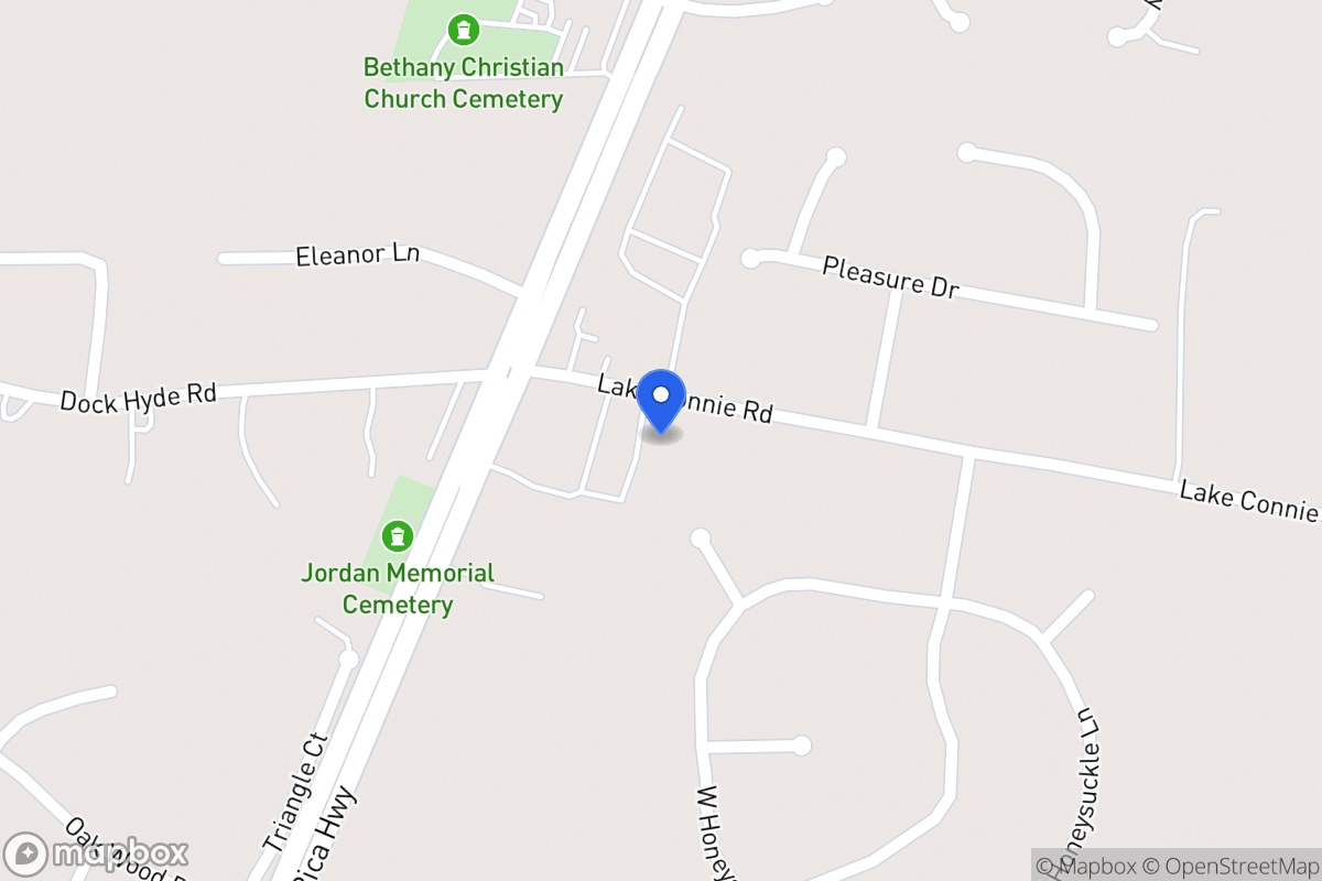Map of Lake Connie Rd