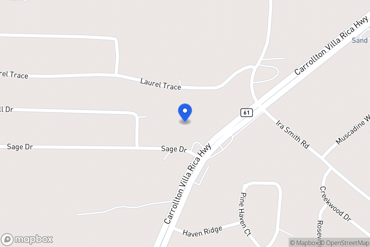 Map of 3080 Carrollton Villa Rica Hwy