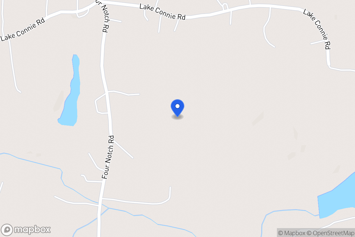 Map of 1443 Four Notch Rd