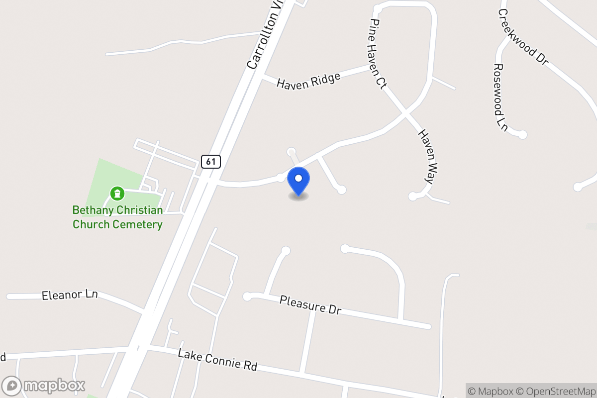 Map of 65 Pine Haven Ct