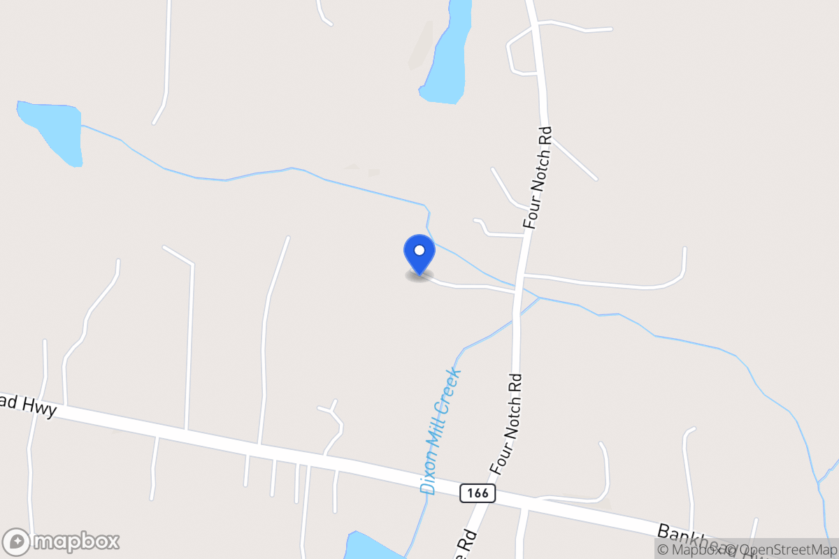 Map of 1350 Four Notch Rd